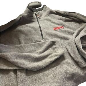 ESPN Gray Men's 1/4 zip hoodie new without tags size XL